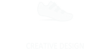 One blue shoe